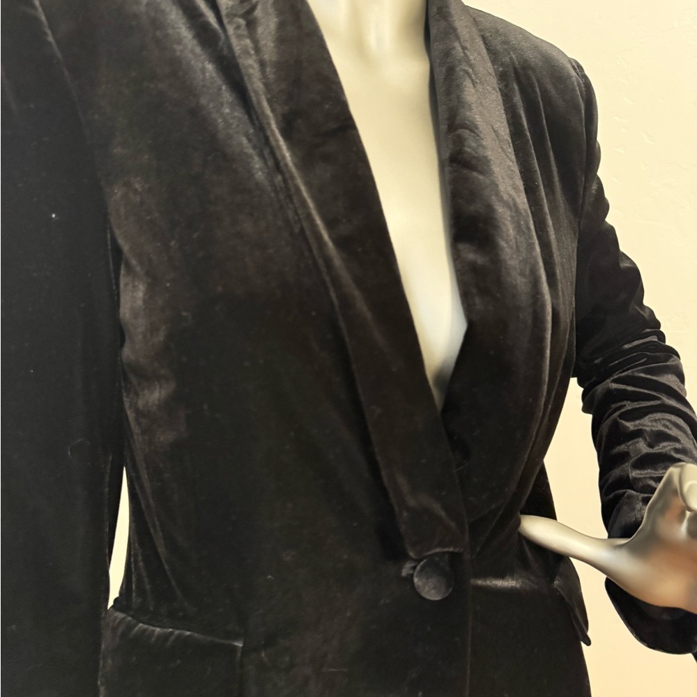 1. State Black Velvet Holiday Whisigoth Boho‎ Blazer